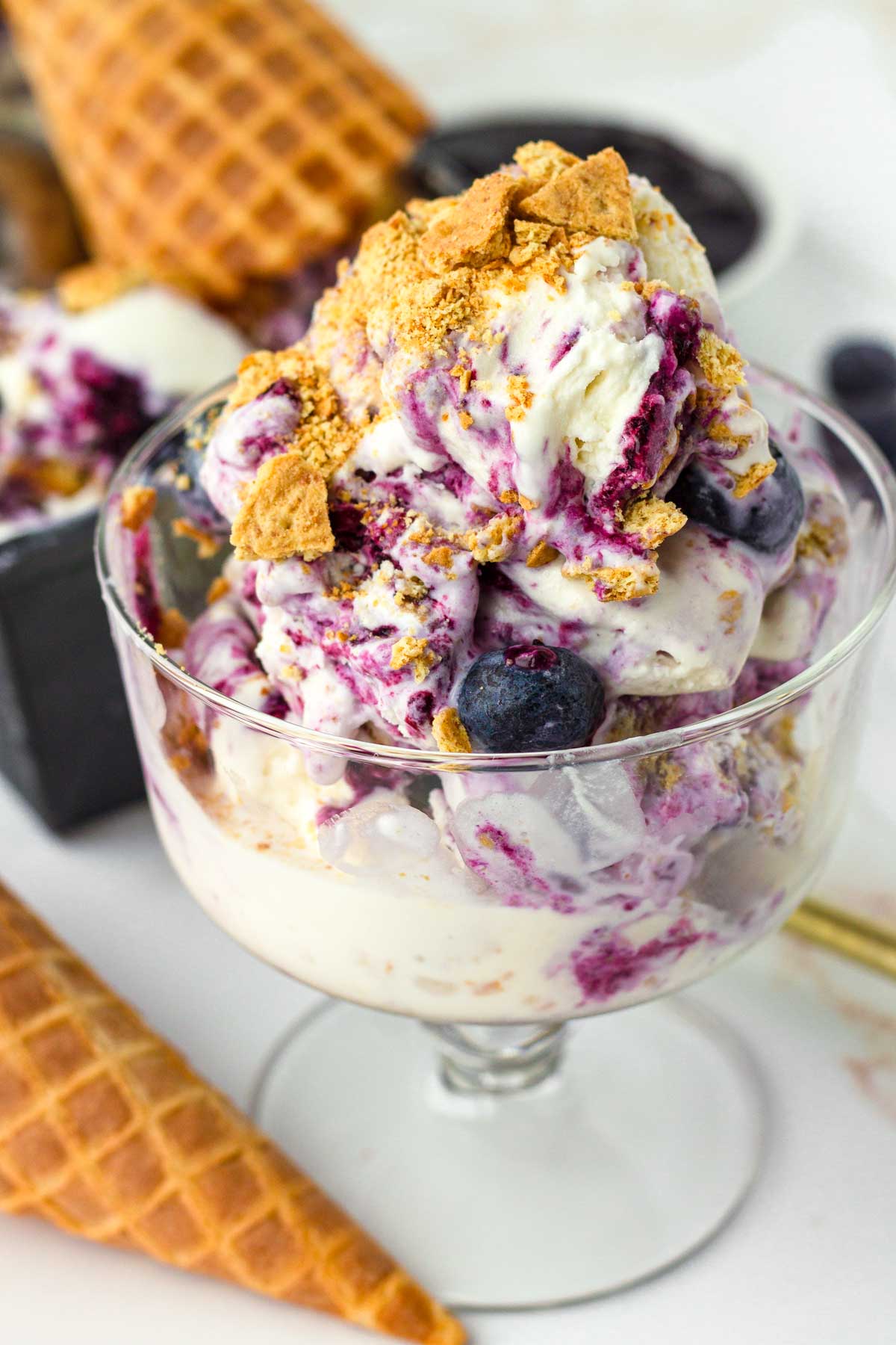The Ultimate Blueberry Cheesecake Ice Cream Recipe